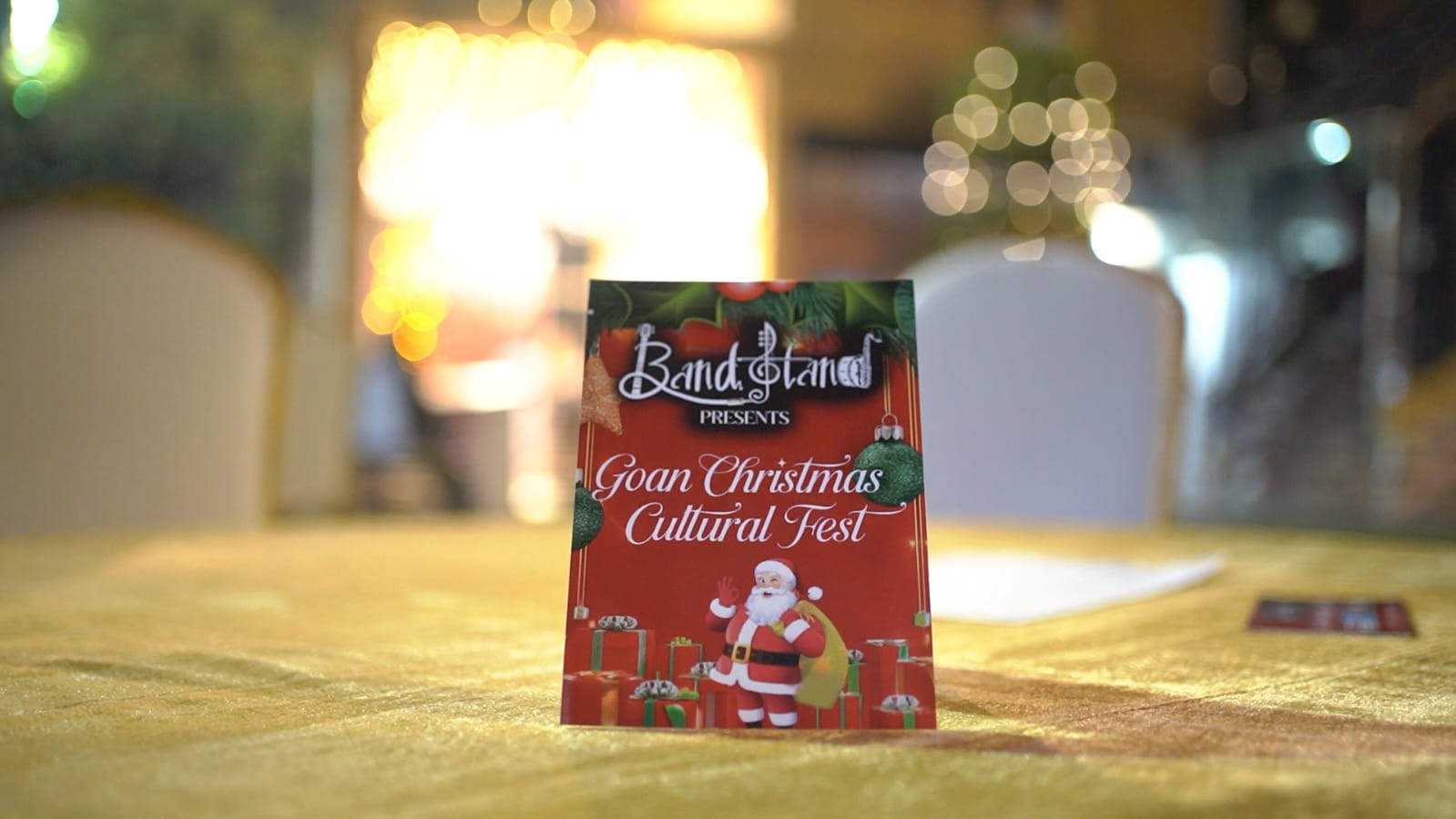 Goan Christmas cultural fest branding
