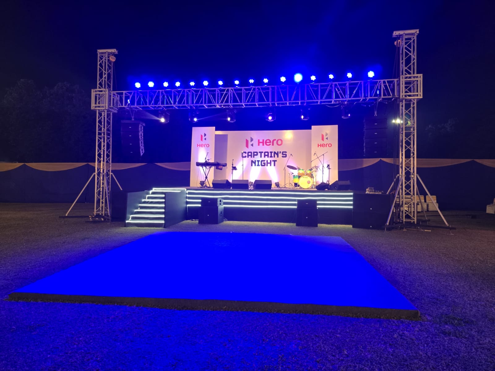 Corporate AV stage lighting and production